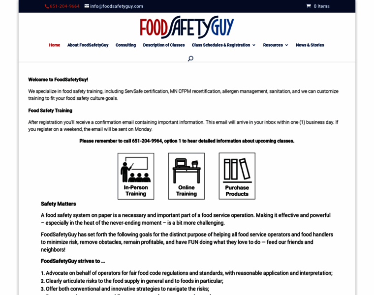 Foodsafetyguy.com thumbnail