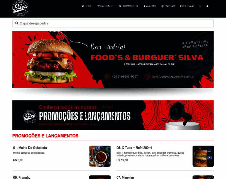 Foodseburguerssilva.com.br thumbnail