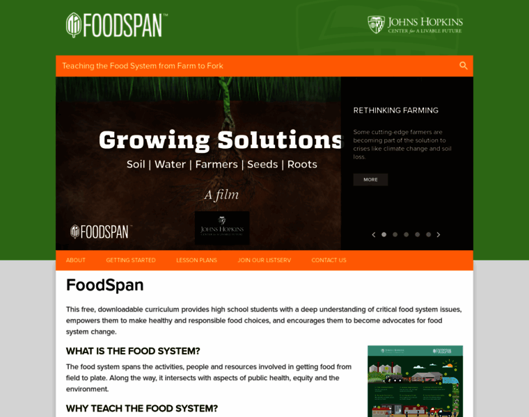 Foodspanlearning.org thumbnail