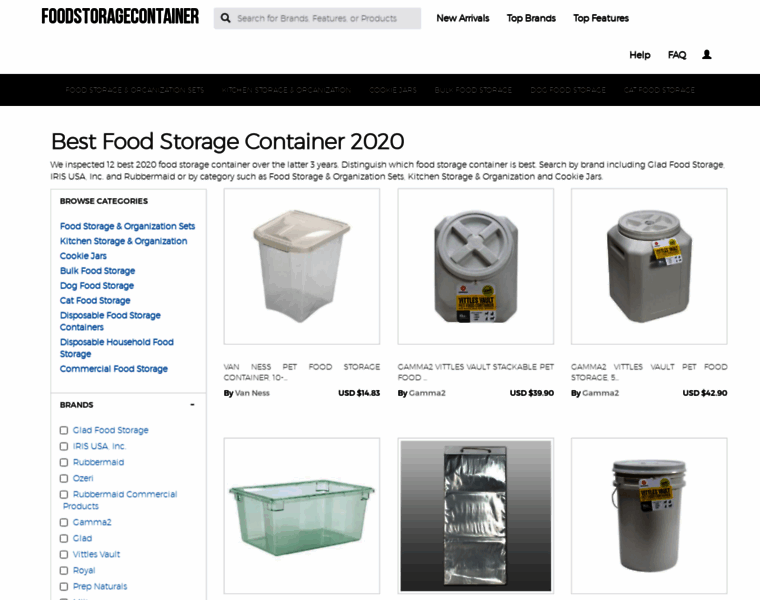 Foodstoragecontainer.biz thumbnail