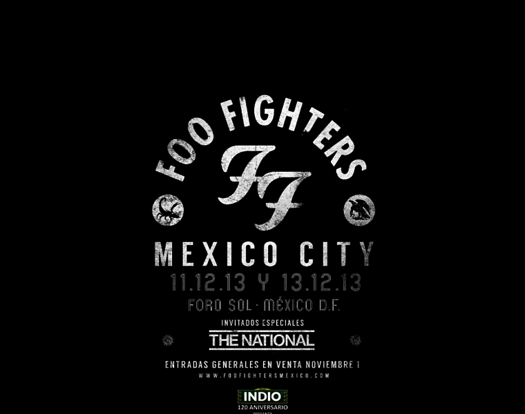 Foofightersmexico.com thumbnail