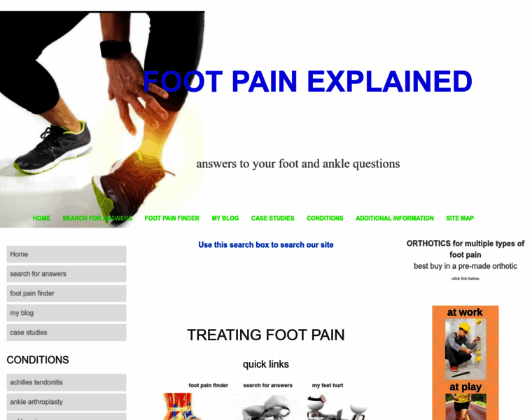 Foot-pain-explained.com thumbnail