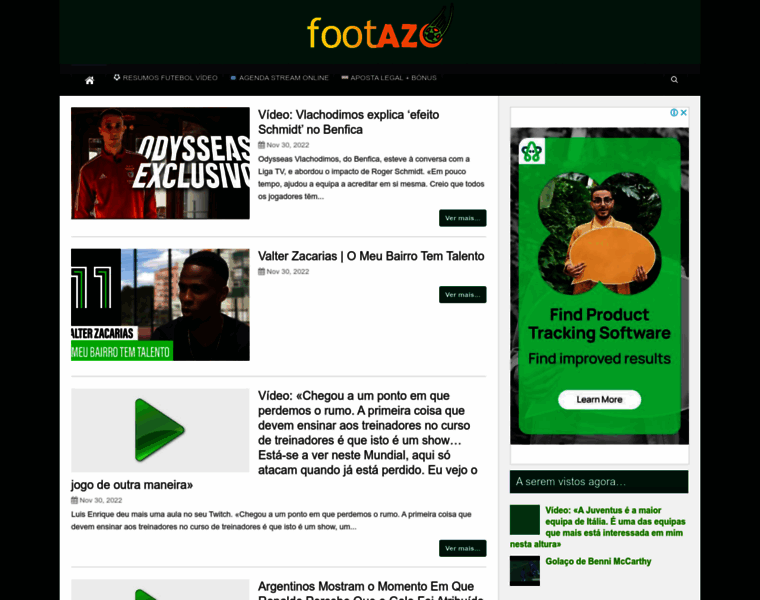 Footazo.com thumbnail