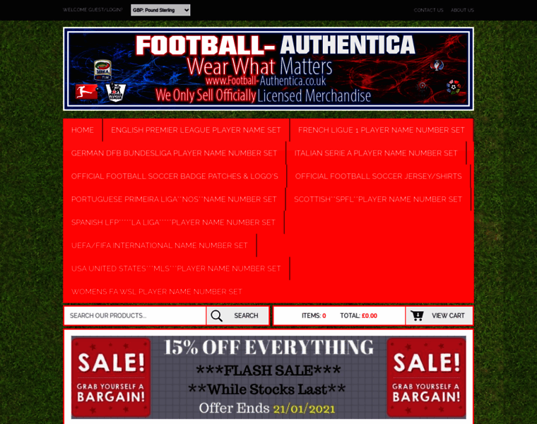 Football-authentica.co.uk thumbnail