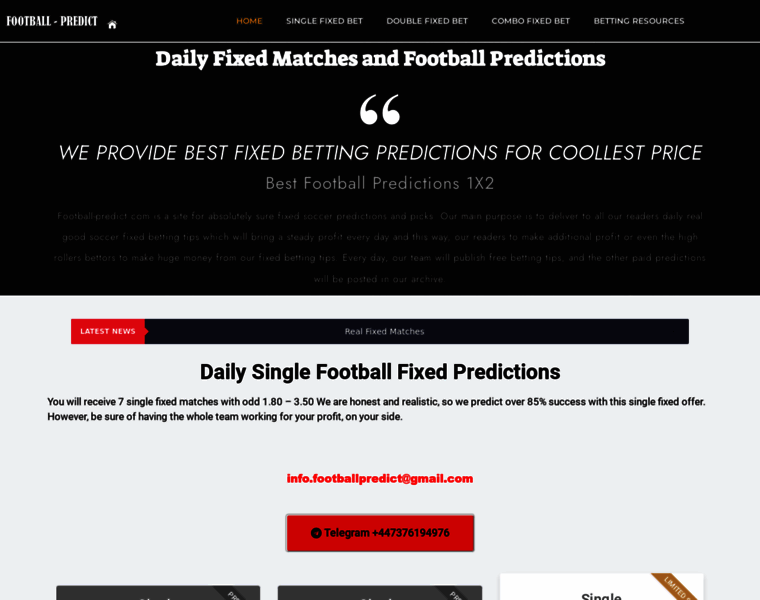 Football-predict.com thumbnail