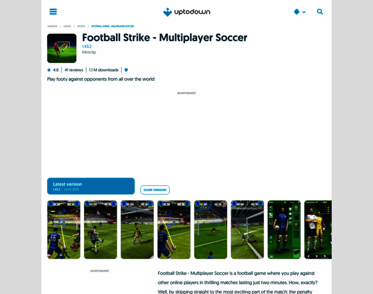 Football-strike-multiplayer-soccer.en.uptodown.com thumbnail