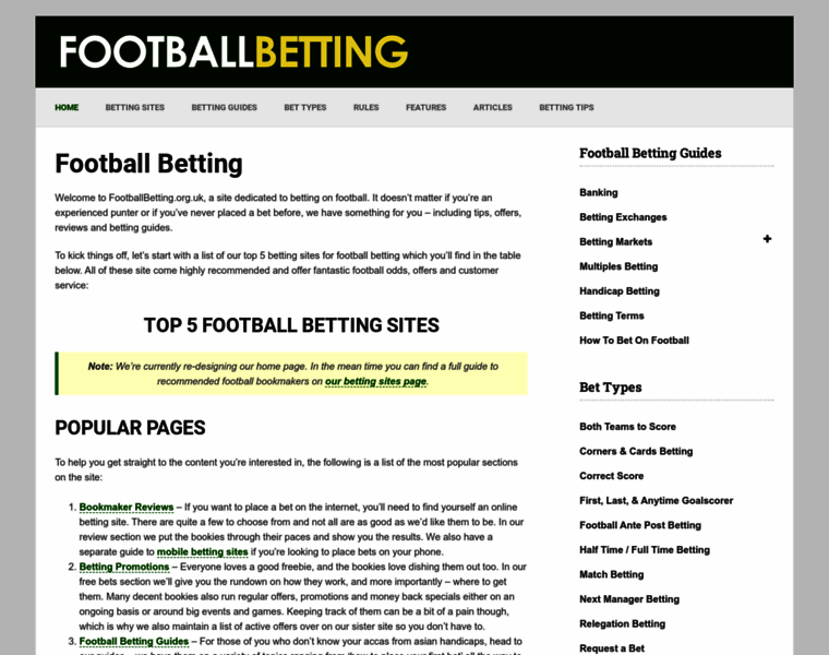 Footballbetting.org.uk thumbnail