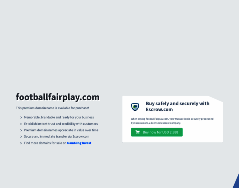 Footballfairplay.com thumbnail