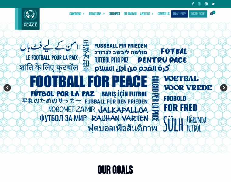 Footballforpeaceglobal.org thumbnail