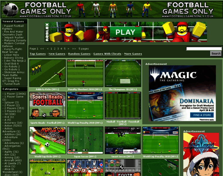 Footballgamesonly.co.uk thumbnail