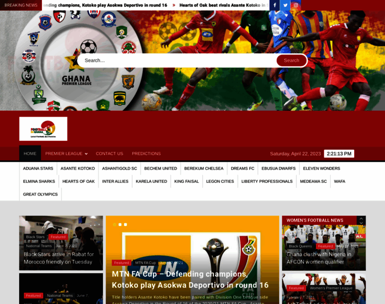 Footballinghana.com thumbnail