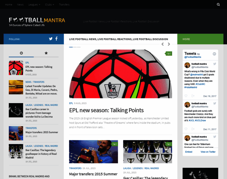 Footballmantra.com thumbnail