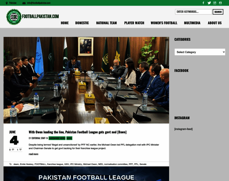 Footballpakistan.com thumbnail