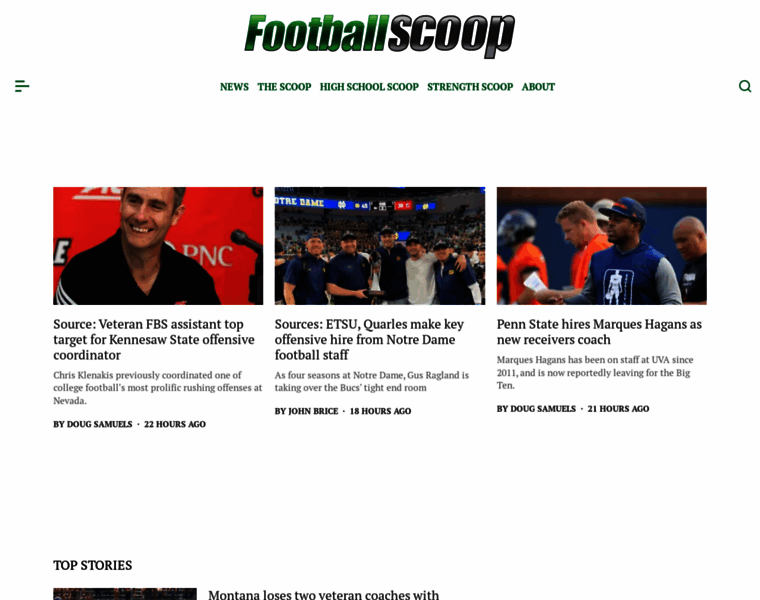 Footballscoop.com thumbnail
