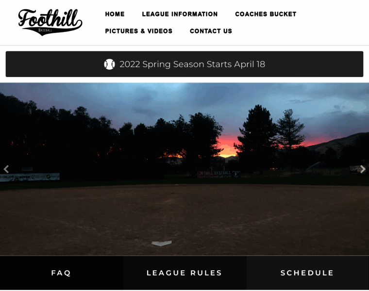 Foothillbaseball.com thumbnail