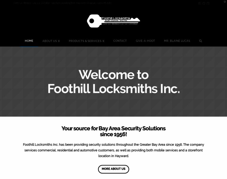 Foothilllocksmithsinc.com thumbnail