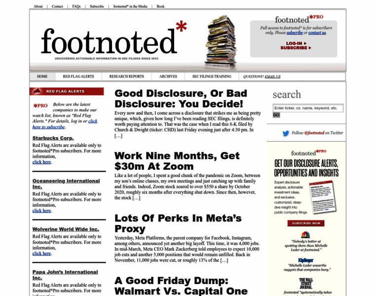 Footnoted.org thumbnail