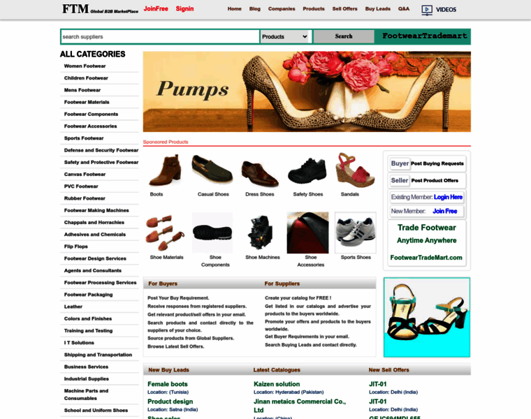 Footweartrademart.com thumbnail