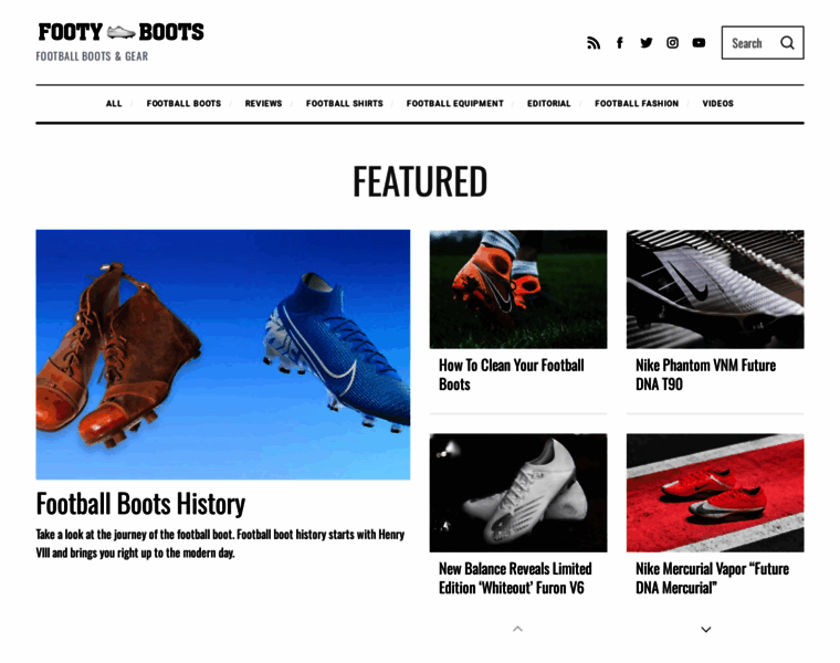 Footy-boots.com thumbnail