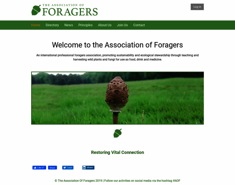 Foragers-association.org.uk thumbnail