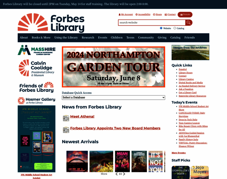 Forbeslibrary.org thumbnail