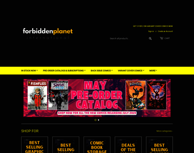 Forbidden-planet.co.uk thumbnail