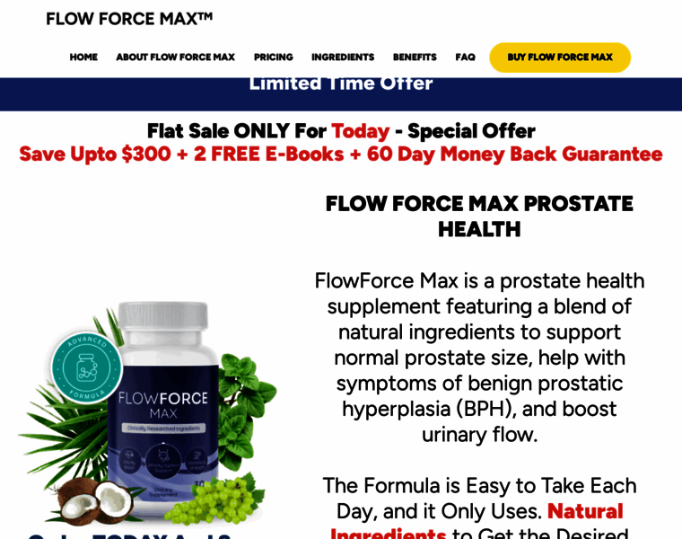 Forceflowmax.org thumbnail