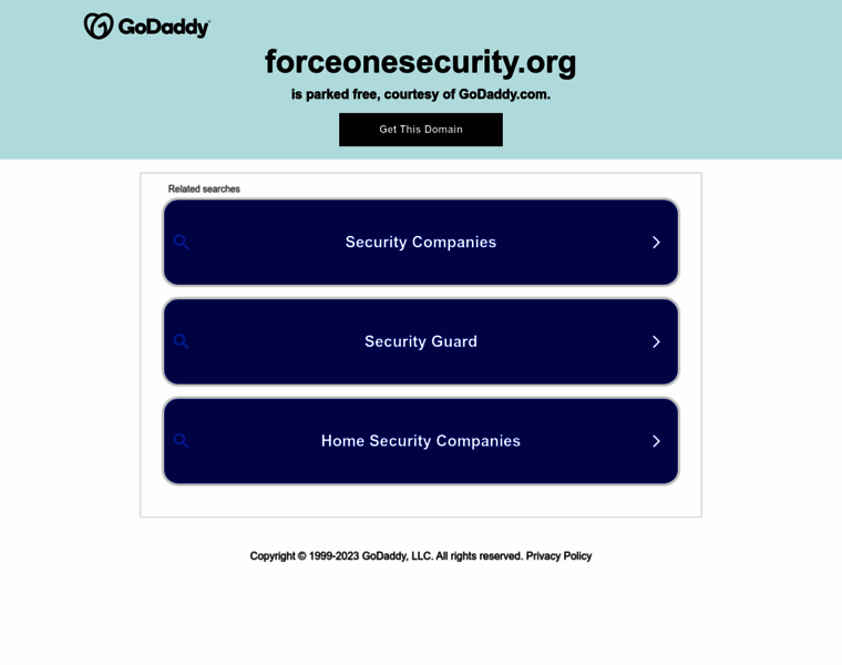 Forceonesecurity.org thumbnail