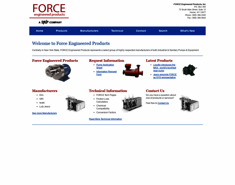 Forceproducts.com thumbnail