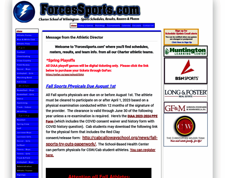 Forcessports.com thumbnail
