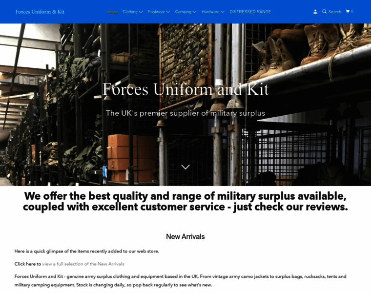 Forcesuniformandkit.com thumbnail