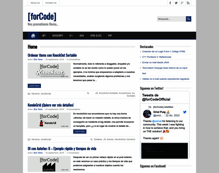 Forcode.es thumbnail