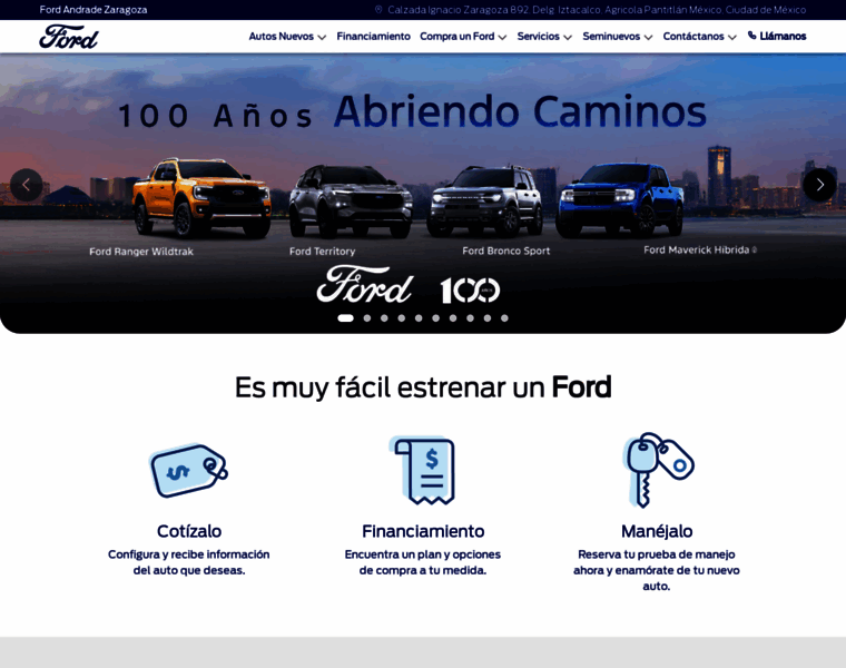 Fordandradezaragoza.mx thumbnail