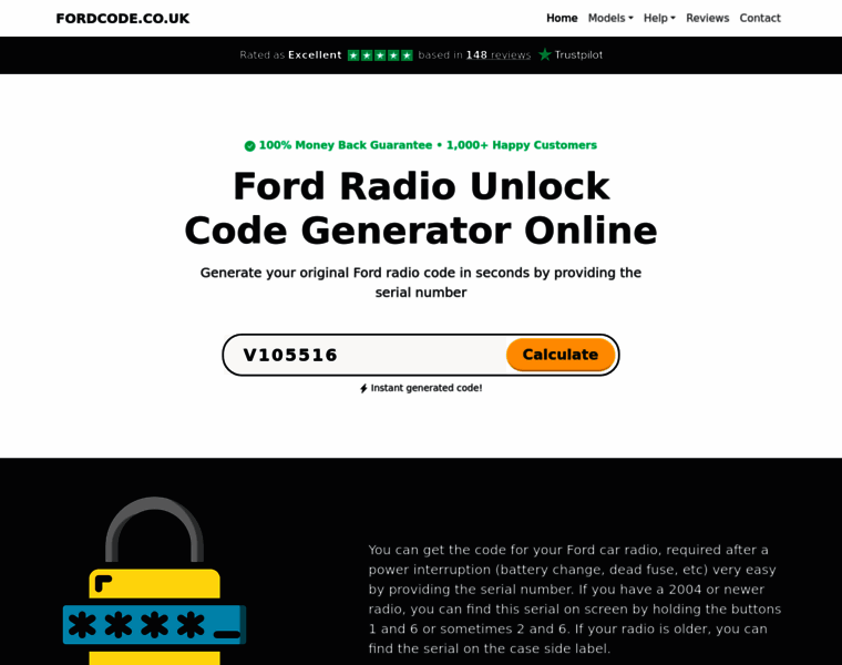 Fordcode.co.uk thumbnail