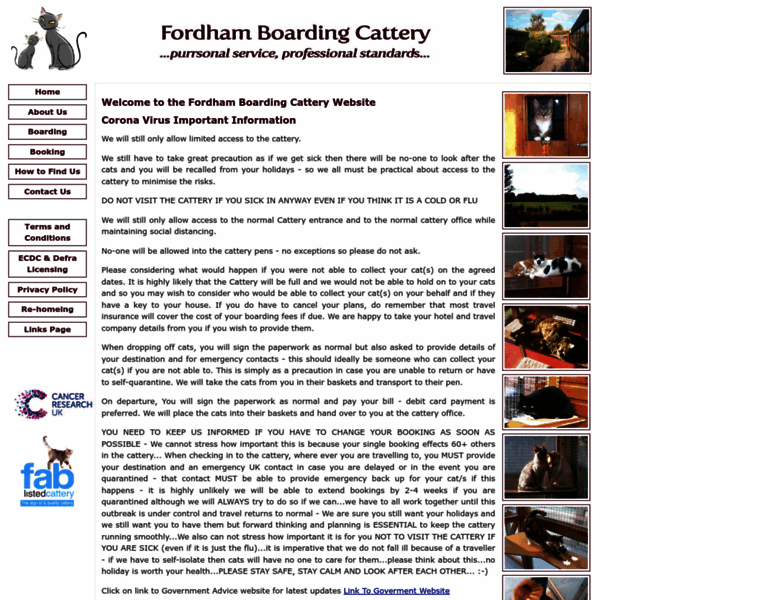 Fordhamcattery.co.uk thumbnail