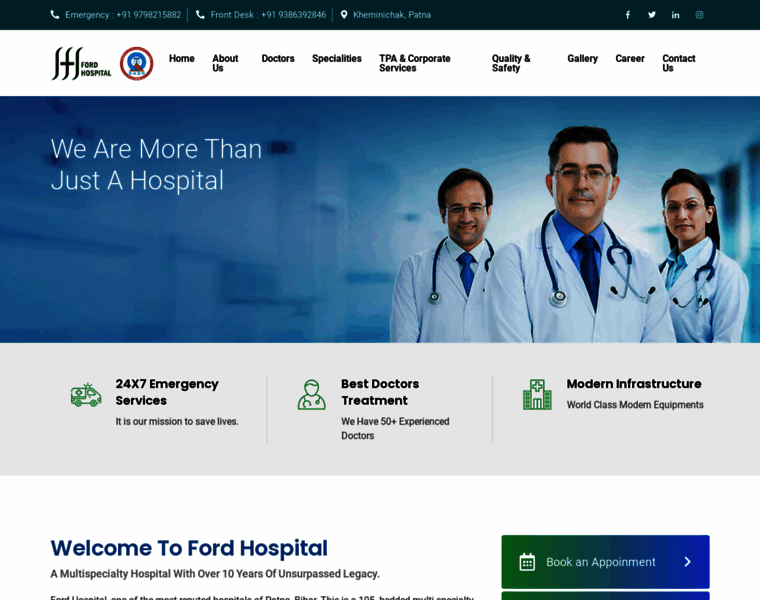 Fordhospital.org thumbnail