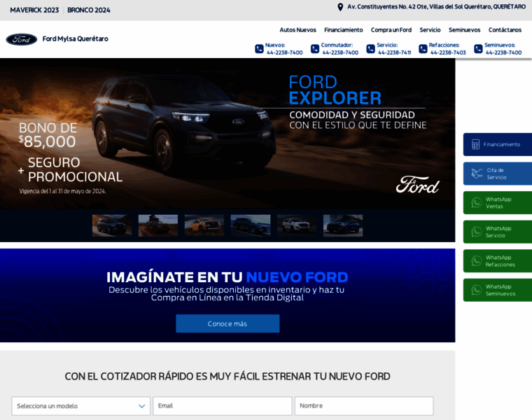 Fordmylsaqueretaro.mx thumbnail