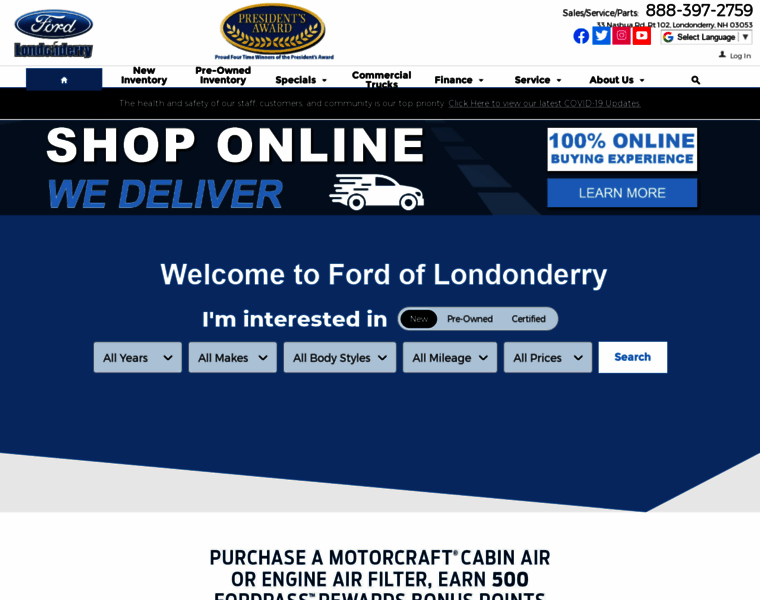 Fordoflondonderry.com thumbnail