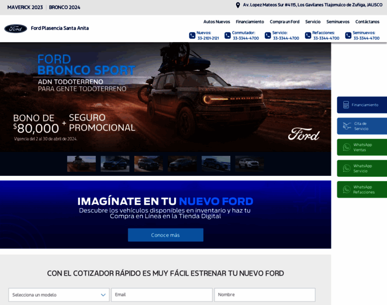 Fordsantaanita.mx thumbnail