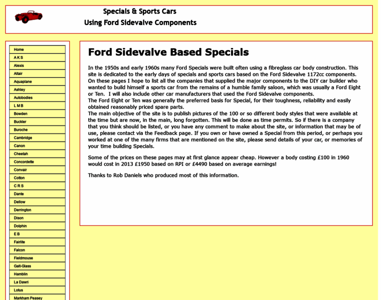 Fordspecials.co.uk thumbnail