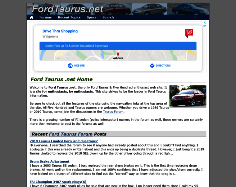 Fordtaurus.net thumbnail