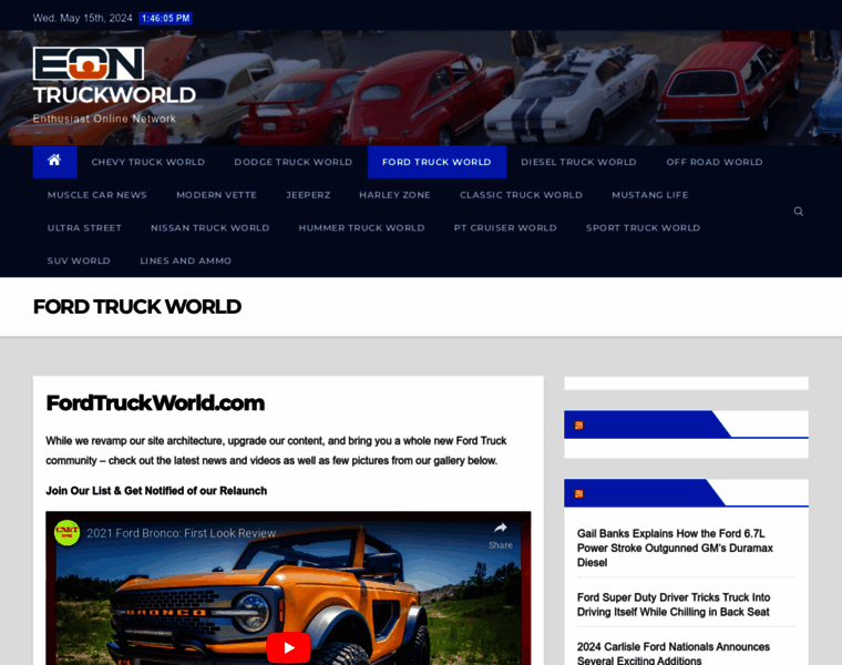 Fordtruckworld.com thumbnail