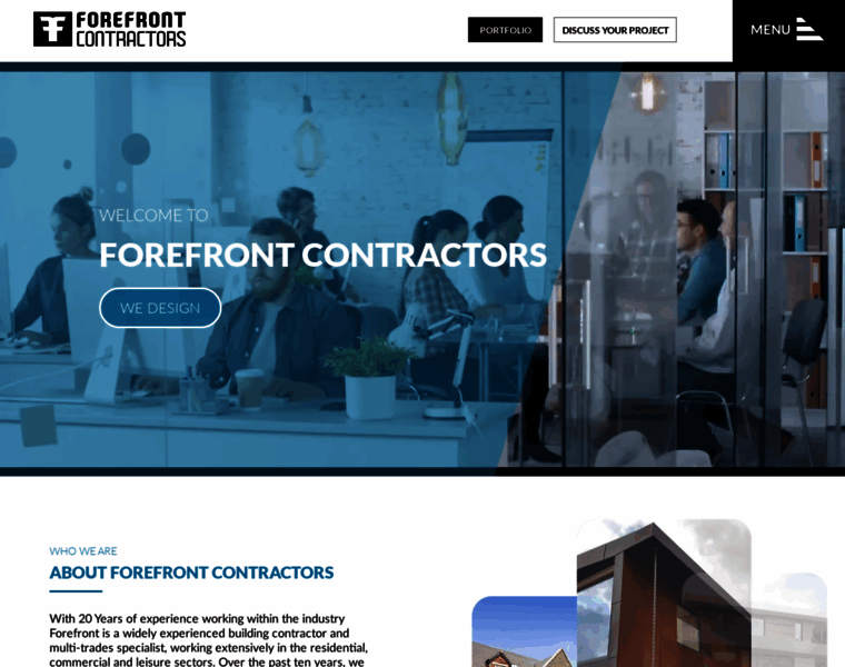 Forefrontcontractors.co.uk thumbnail