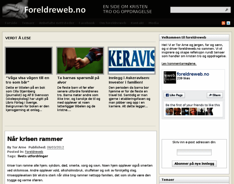 Foreldreweb.no thumbnail