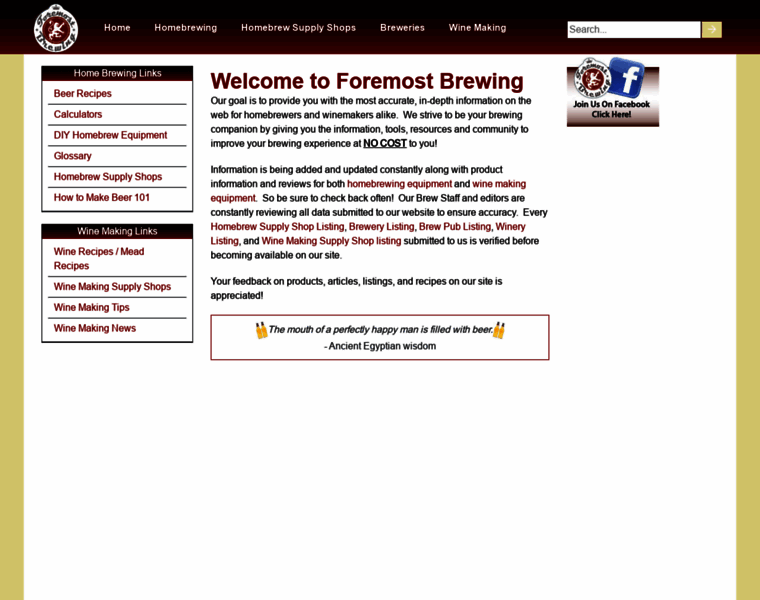 Foremostbrewing.com thumbnail