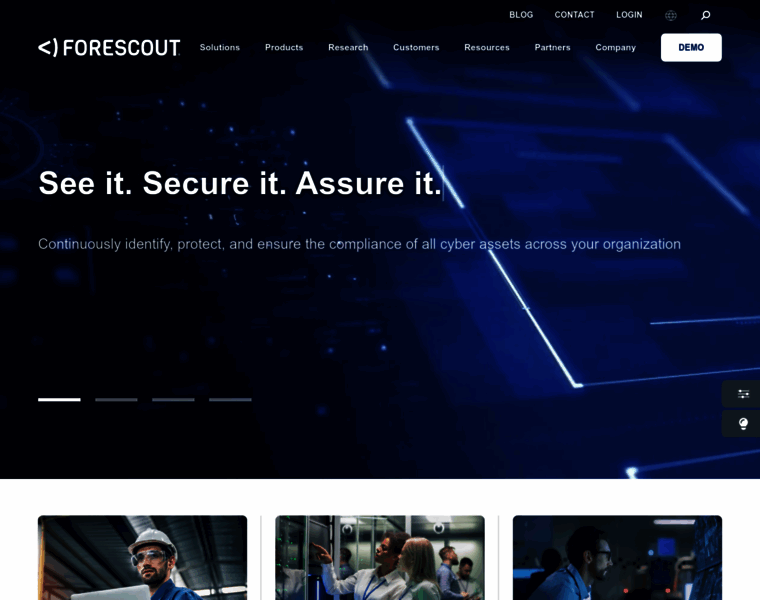 Forescout.com thumbnail