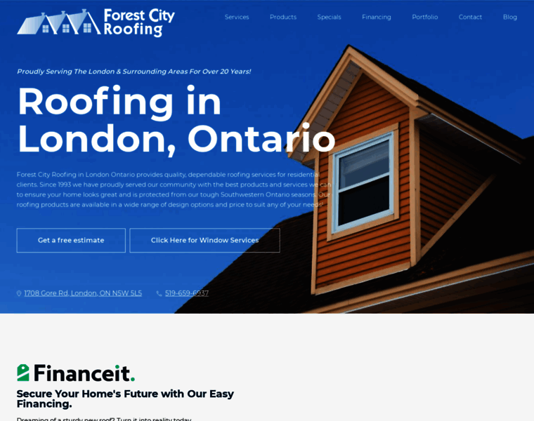 Forestcityroofing.ca thumbnail