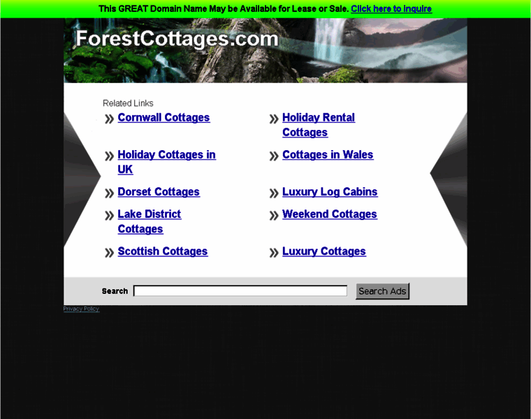 Forestcottages.com thumbnail