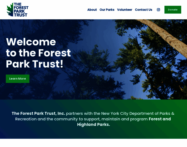 Forestparktrust.org thumbnail
