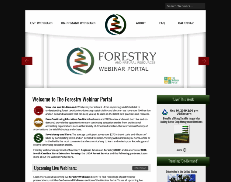 Forestrywebinars.net thumbnail